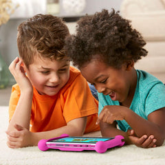 LeapFrog LeapPad Academy Pink LeapSearch browser keeps kids safe online.