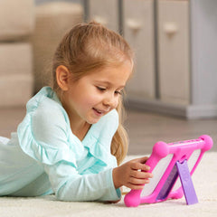 LeapFrog LeapPad Academy Pink parent controls help manage screen time and content.