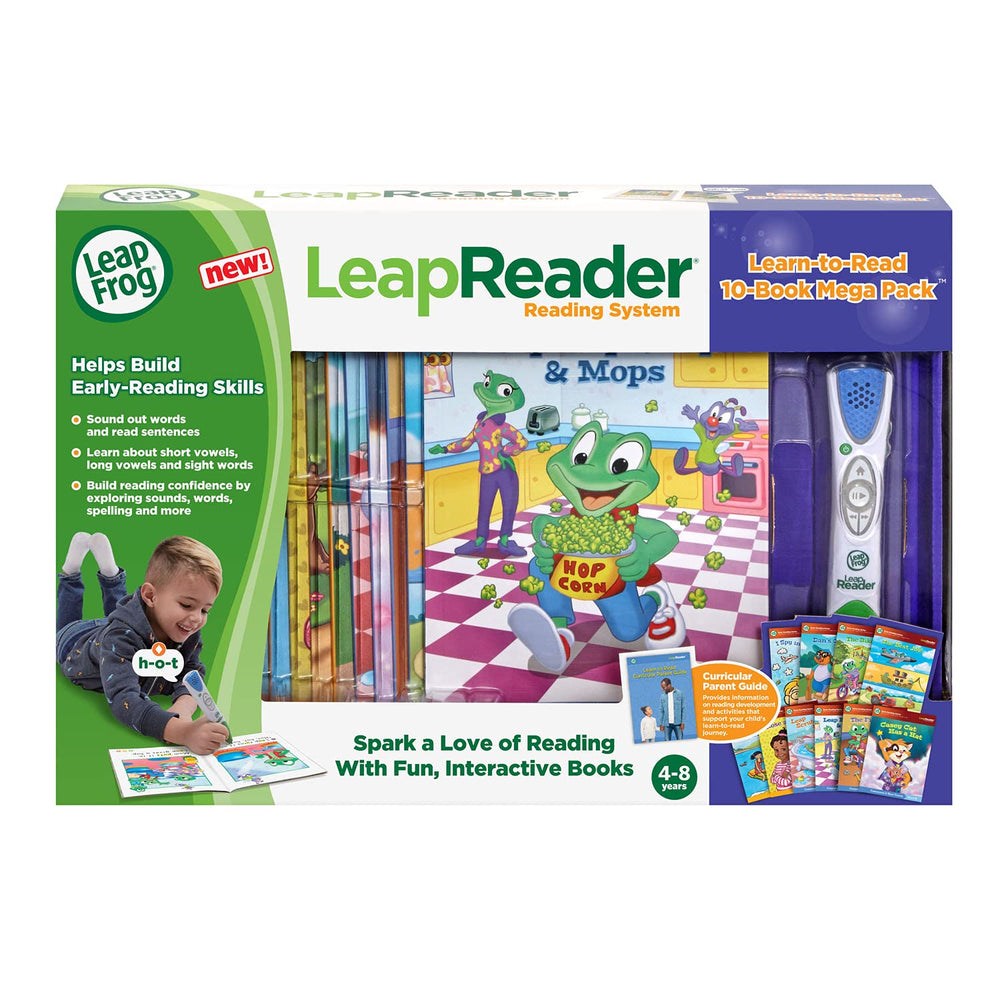 LeapFrog LeapReader suitable for ages 4-8, growing with the child’s reading journey