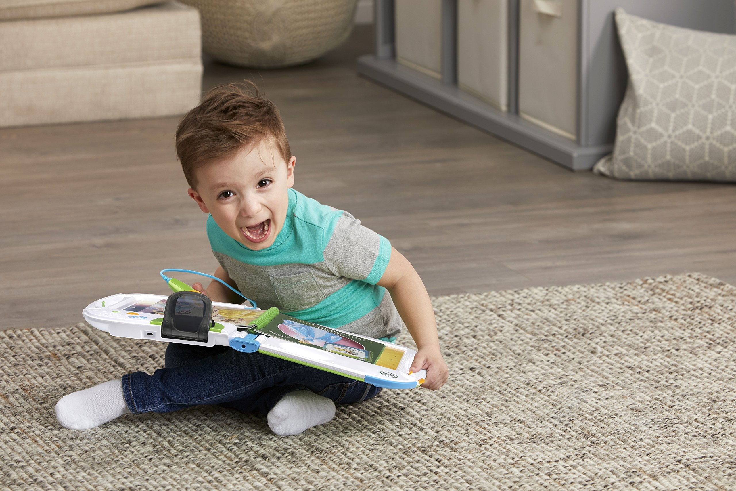 Compatible with all LeapStart interactive systems for classroom and home use.