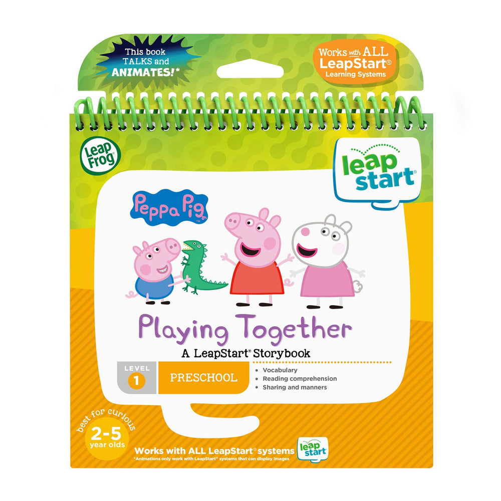 LeapFrog LeapStart 3D Peppa Pig book cover boosts early reading excitement