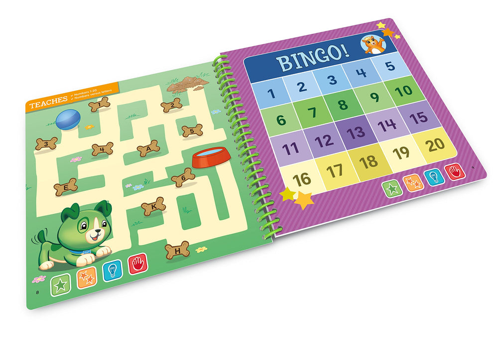 LeapFrog LeapStart 3D Scout and Friends Math Book two-level activities preview