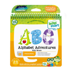 LeapFrog LeapStart Alphabet Adventures cover attracts young learners to early letter learning