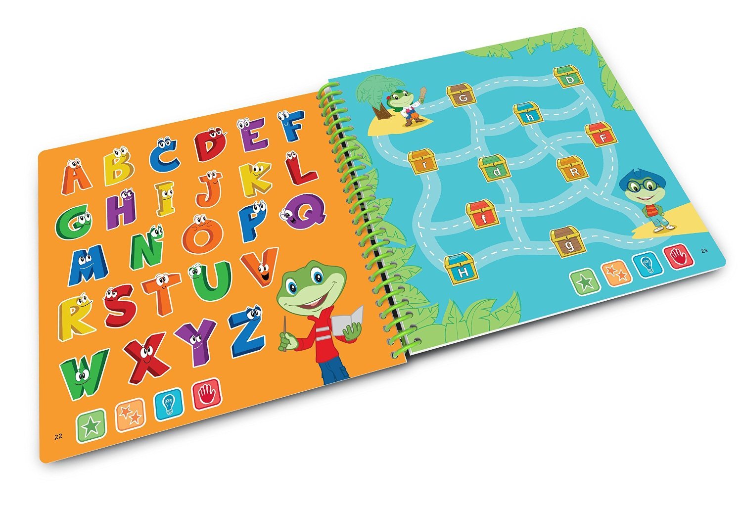 LeapFrog LeapStart Alphabet Adventures 25+ reward stickers motivate progress during sessions