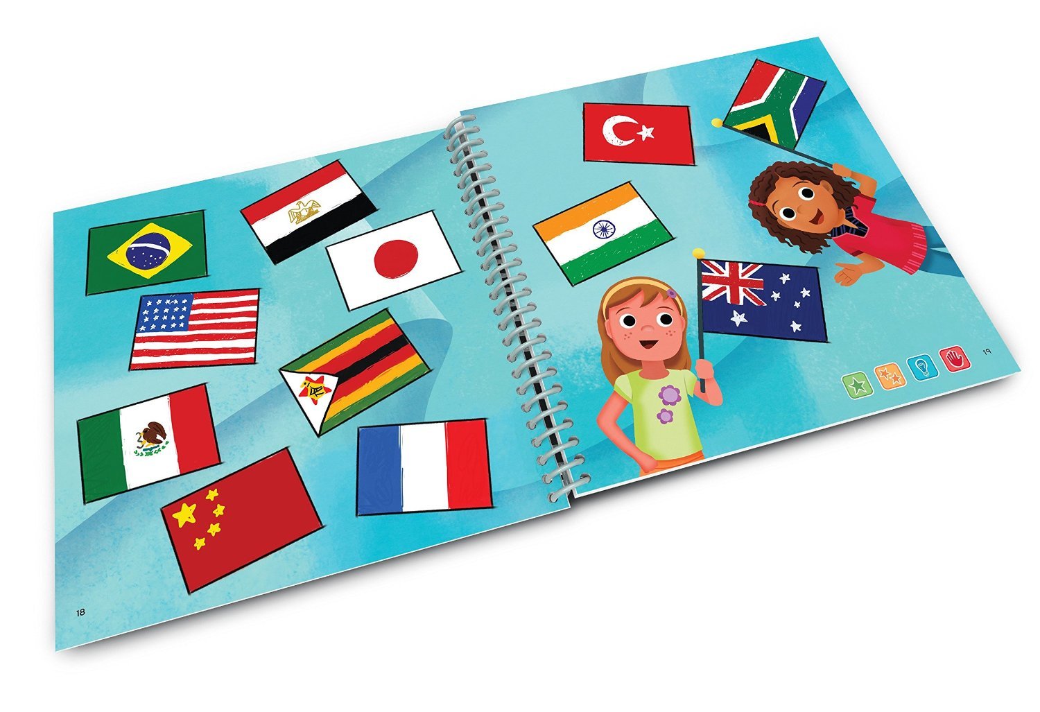 LeapFrog LeapStart child activating activities promotes hands-on learning.