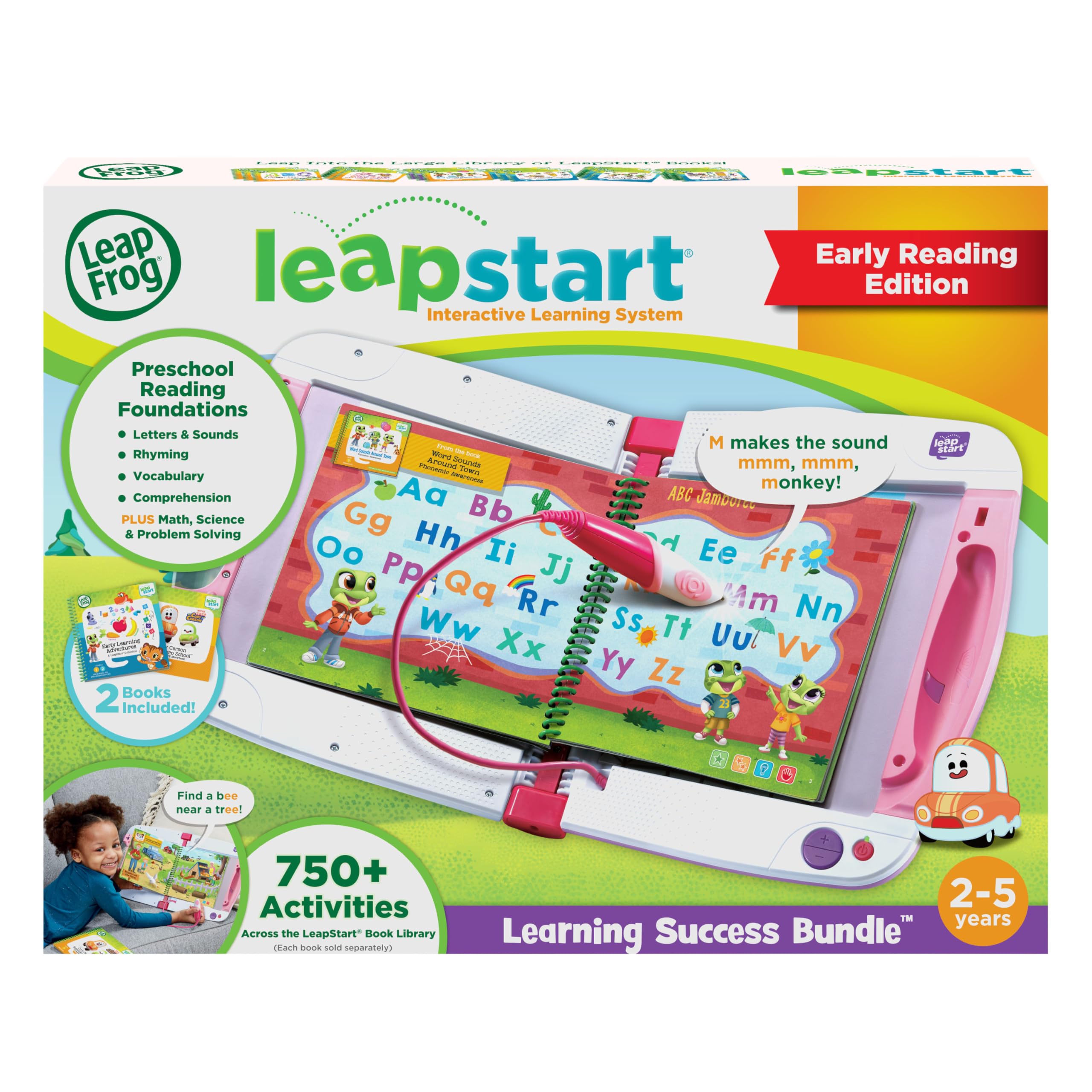 LeapFrog LeapStart interactive pages—tap to explore counting and language