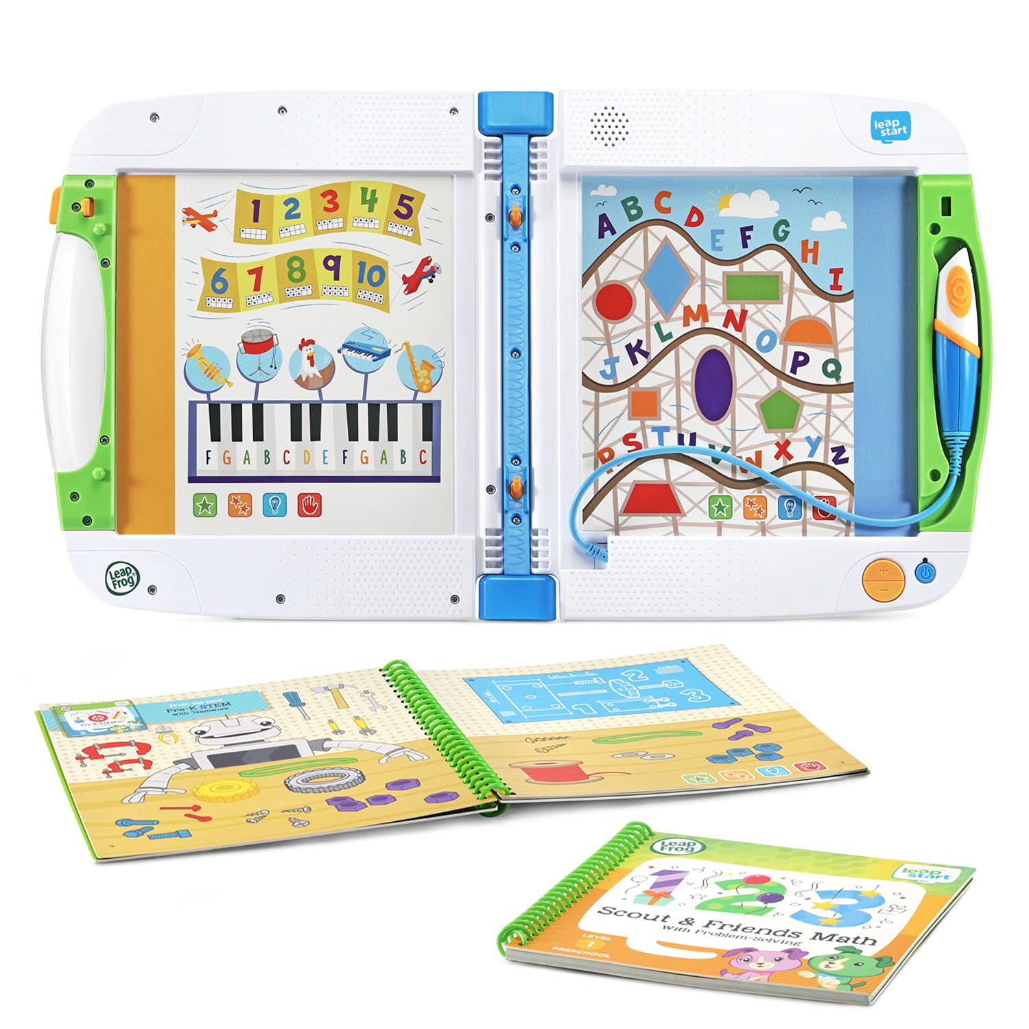 LeapFrog LeapStart Learning Success Bundle green front view for interactive learning
