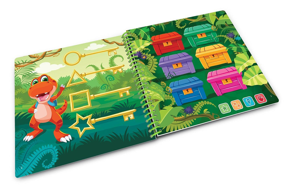 LeapFrog LeapStart replayable activities; 25+ sticker rewards encourage engagement.
