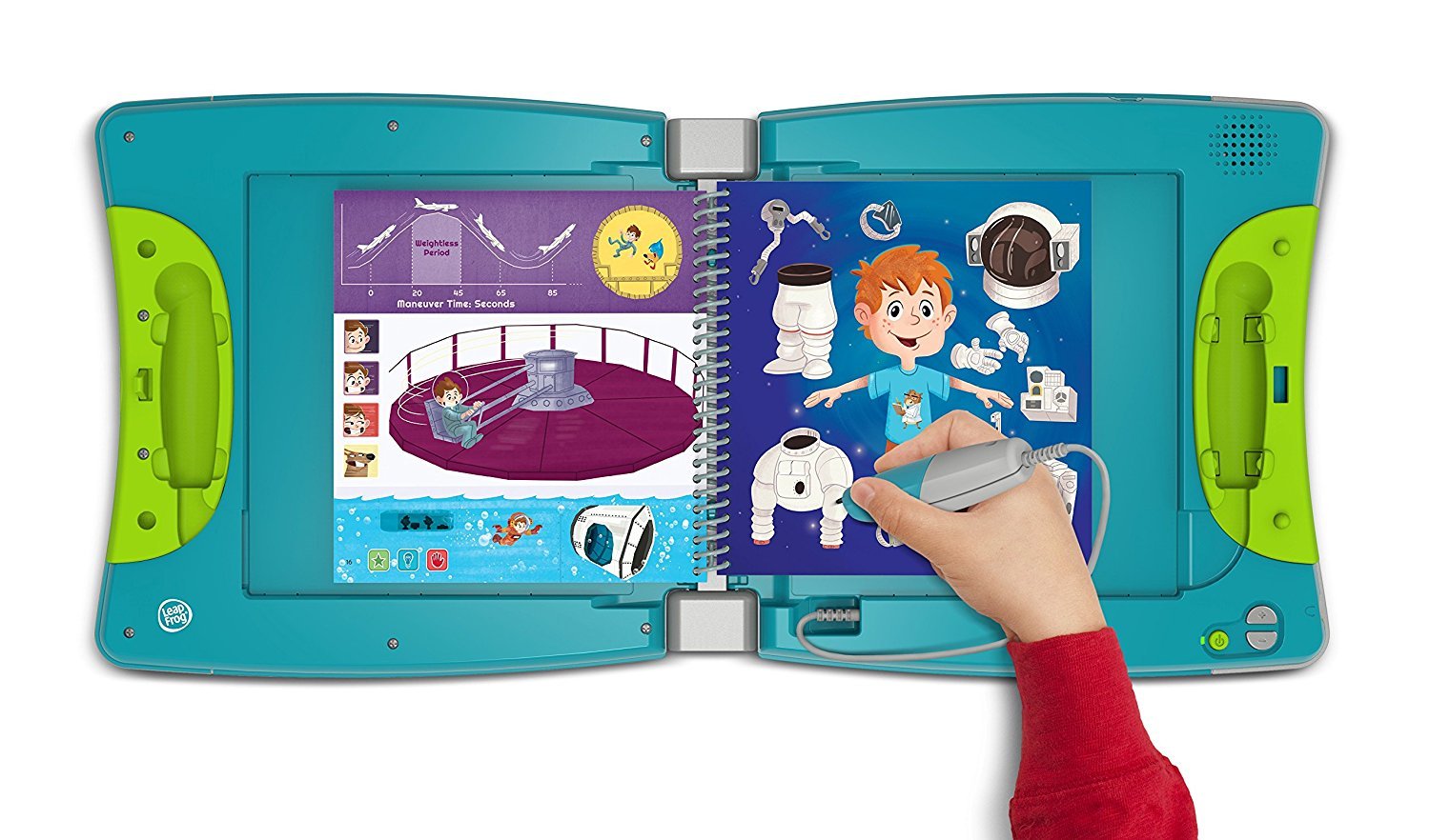 LeapFrog LeapStart Space Science galaxy exploration invites kids to imagine space travel