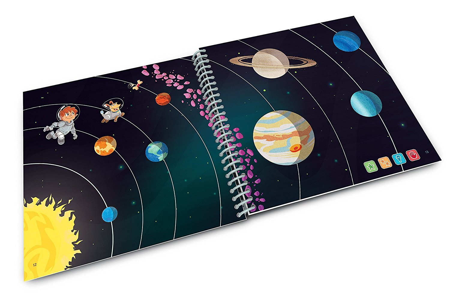LeapFrog LeapStart Space Science interactive pages bring learning to life