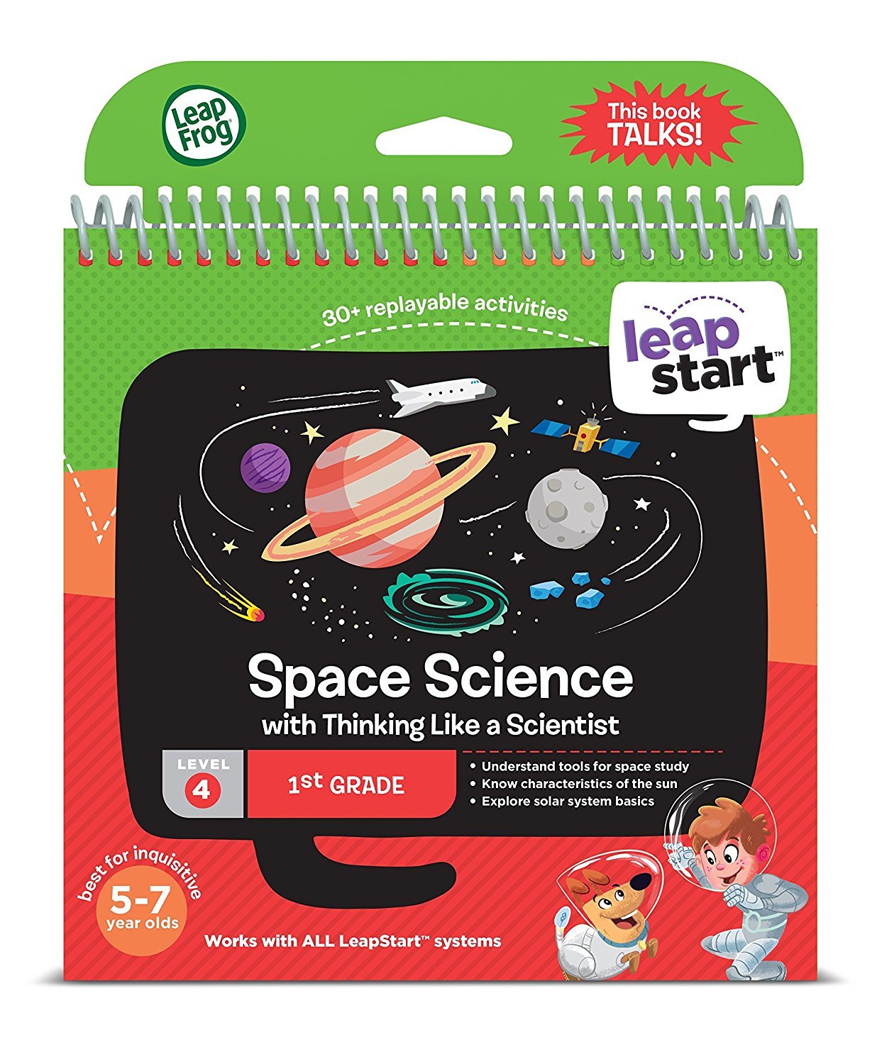 LeapFrog LeapStart Space Science replayable activities build confidence through practice