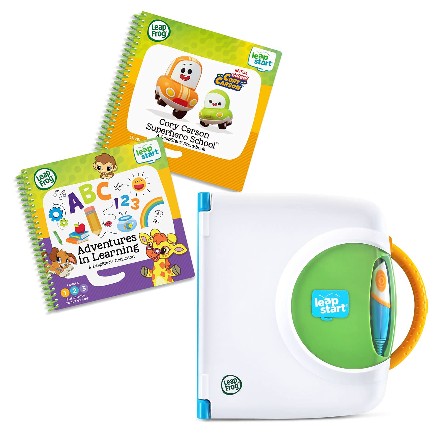 LeapFrog LeapStart stylus tapping action enhances hands-on learning