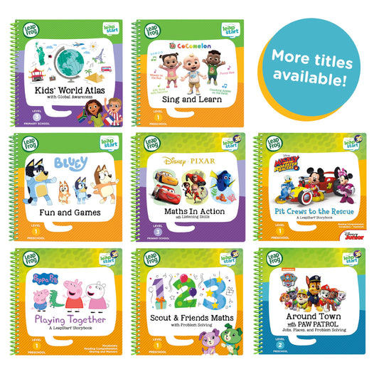 LeapFrog LeapStart world map page supports geography skills and discovery.