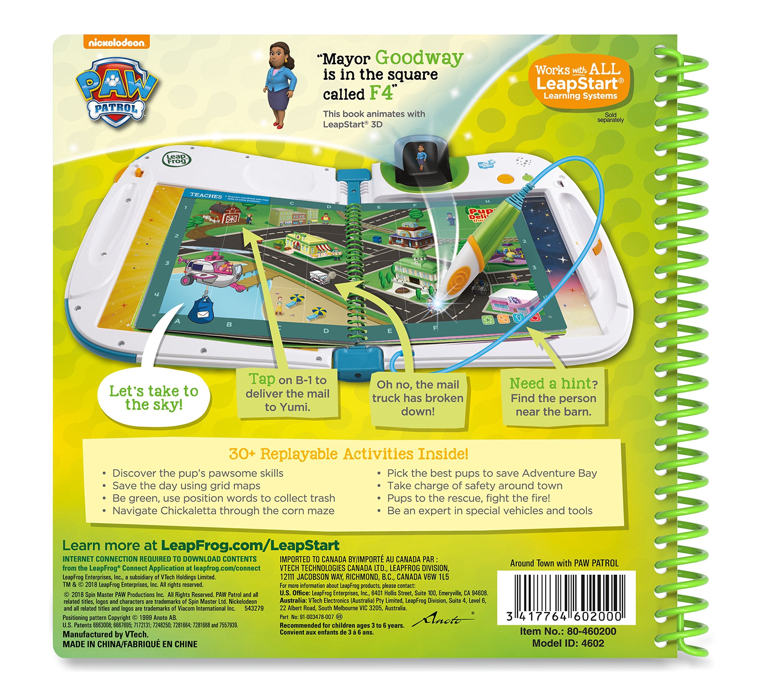 LeapFrog LeapStart 3D Around Town rubble-tractor scene builds planning and sequencing