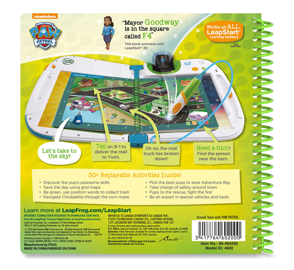 LeapFrog LeapStart 3D Around Town rubble-tractor scene builds planning and sequencing