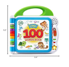 LeapFrog Learning Friends 100 Words Book demo batteries included; replace for longer play.