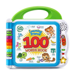 LeapFrog Learning Friends 100 Words Book cover in bright colors supports early reading curiosity.