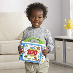 LeapFrog Learning Friends 100 Words Book light-up star button delivers two songs.