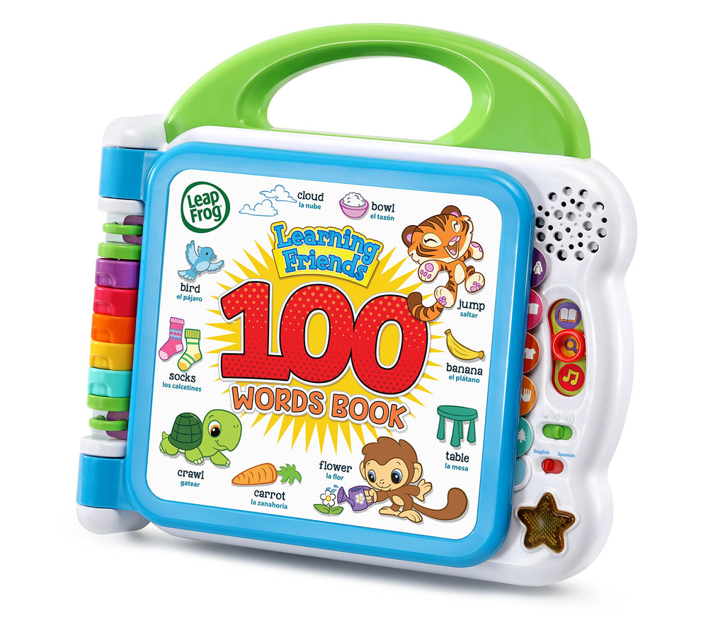 LeapFrog Learning Friends 100 Words Book turtle page, a friendly learning companion for kids.
