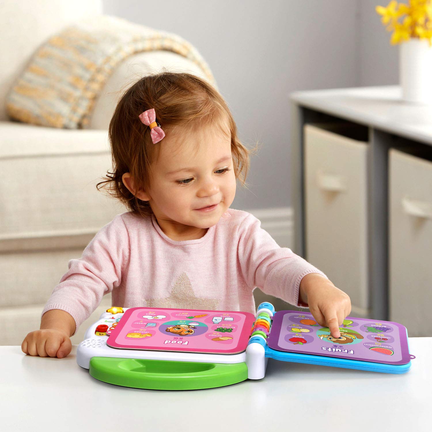 LeapFrog Learning Friends Learning Activity Guide showing 13 activities for hands-on learning.