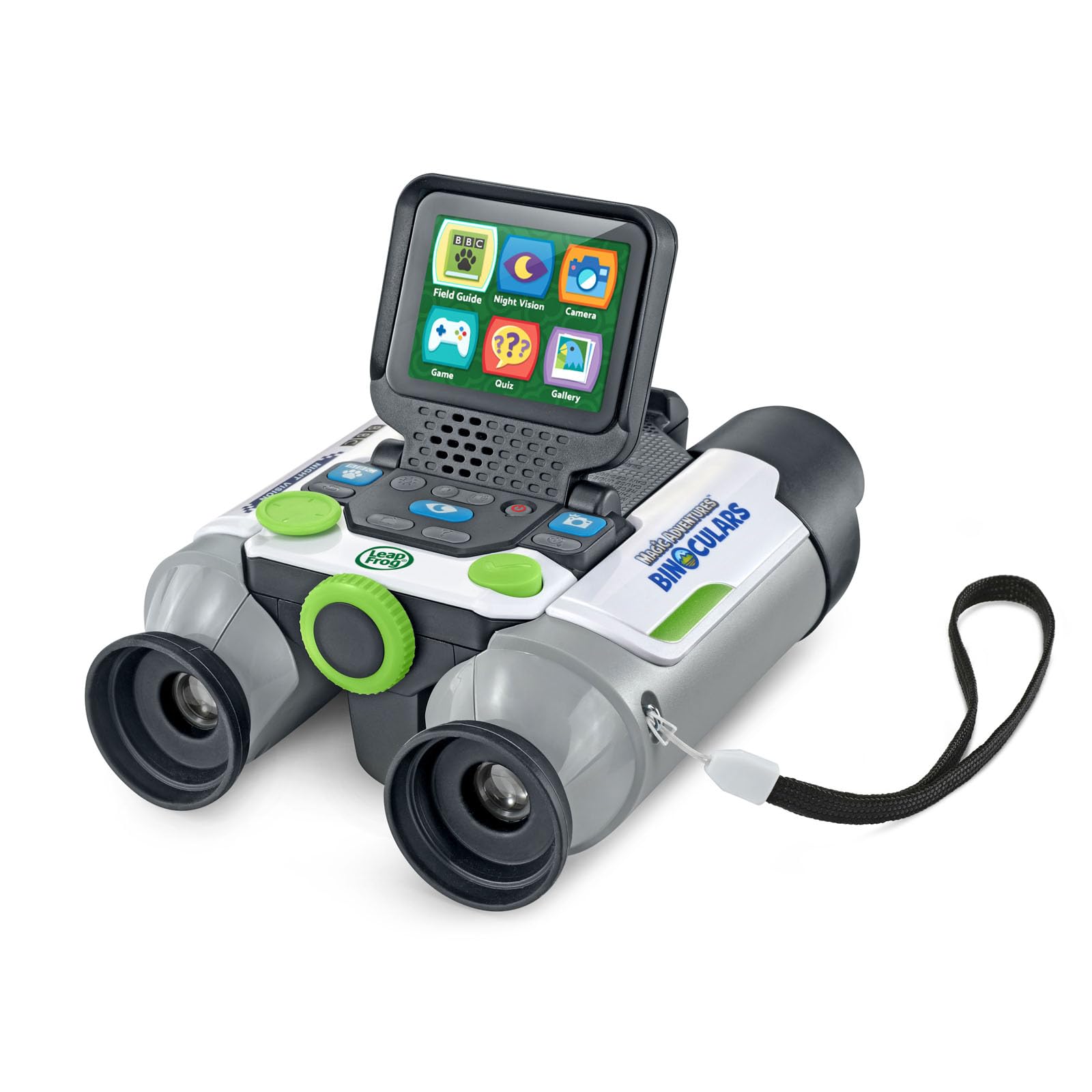 LeapFrog binoculars with night vision reveal nocturnal creatures in dim light