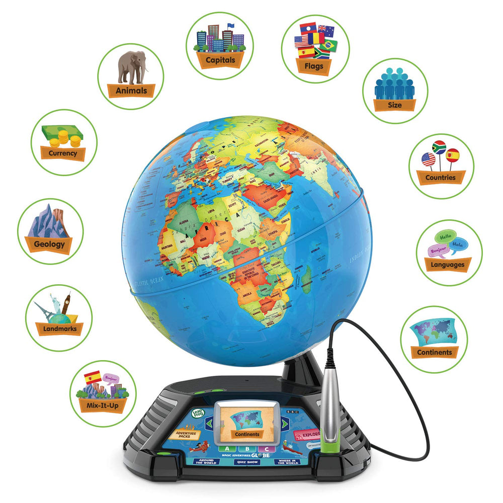 LeapFrog Magic Adventures Globe BBC video content expands world view.