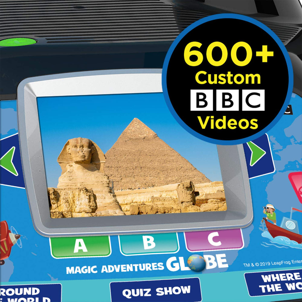 LeapFrog Magic Adventures Globe cultures and habitats are explored visually.