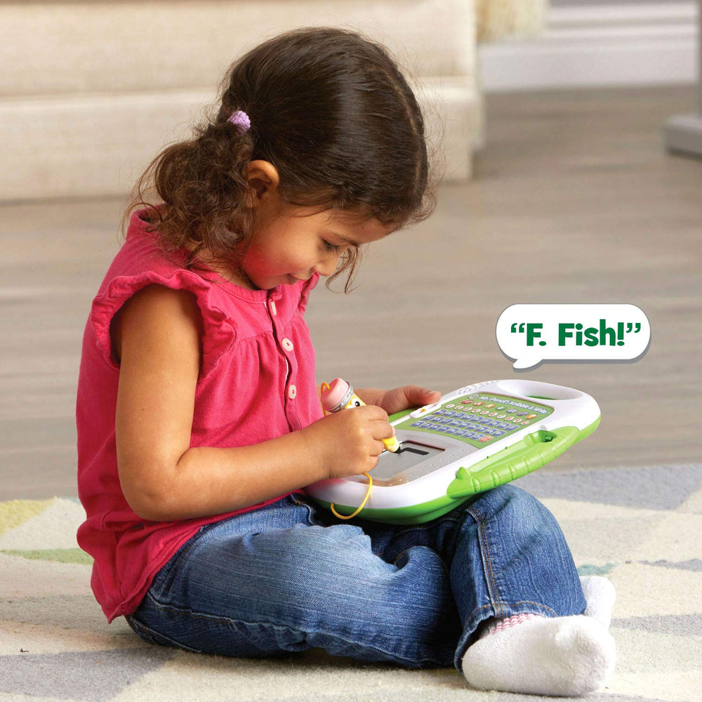 Early spelling activities with letter-sound matching on Mr. Pencil Scribble and Write.