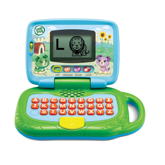LeapFrog My Own Leaptop with a larger screen enhances pretend learning.