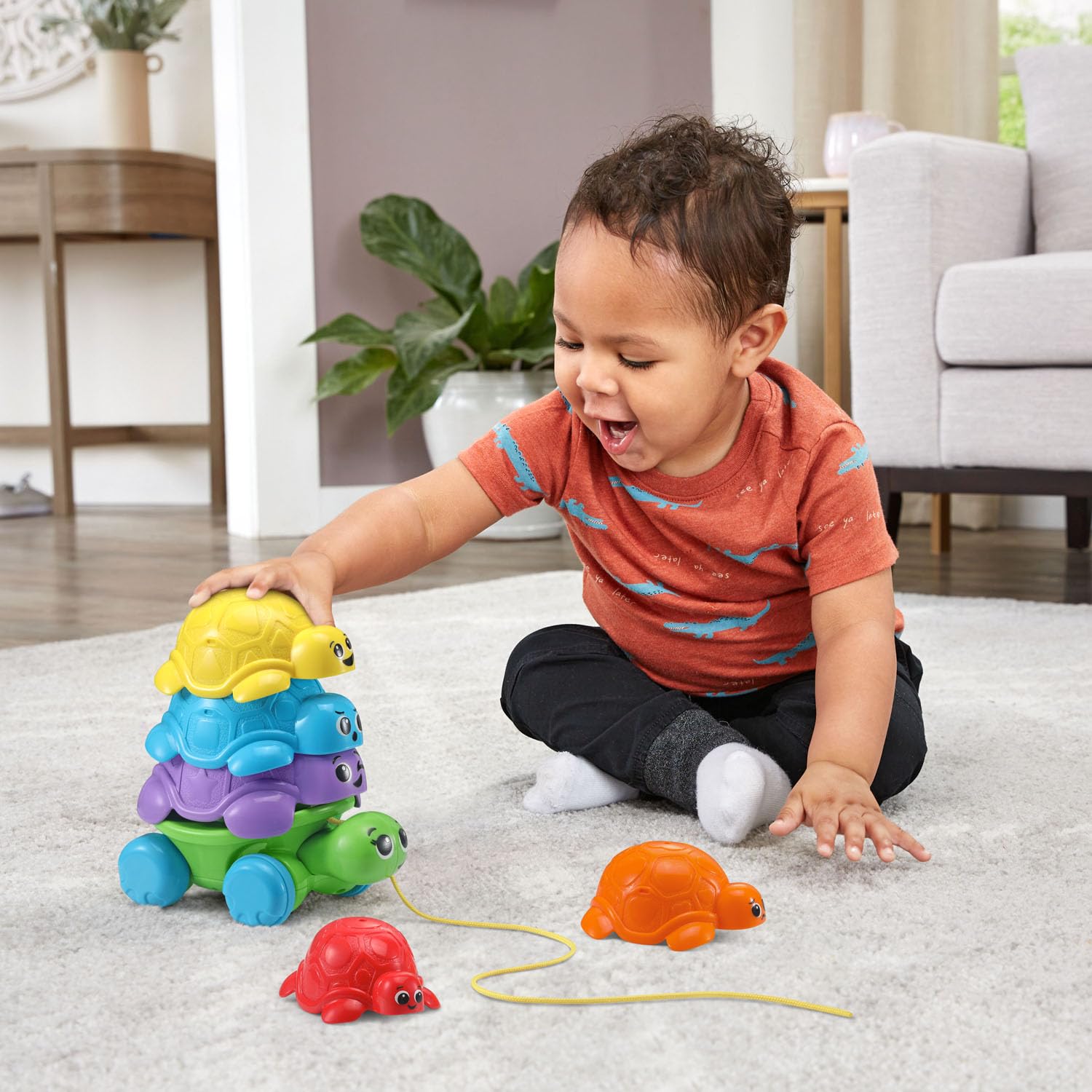 LeapFrog numbered-shells encourage early counting and pattern recognition.