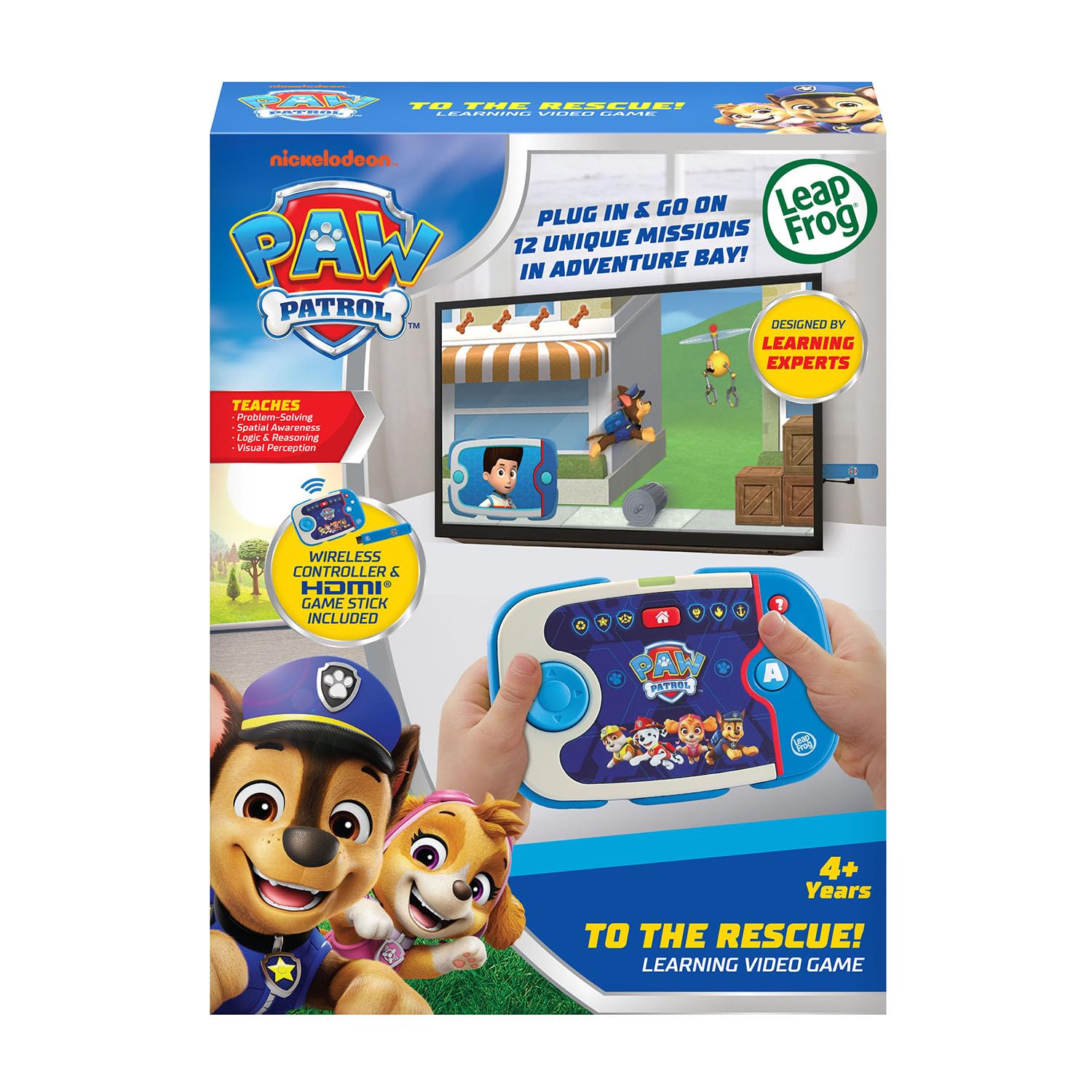 LeapFrog PAW Patrol rescue missions gamepad for problem-solving adventures