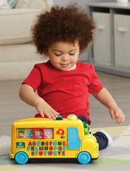 Letter names and sounds interactive screen on LeapFrog Phonics Fun Animal Bus