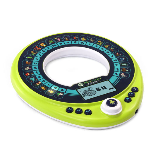 LeapFrog Spinning Lights Letter Ring animated Sparky reveals sounds for letter recognition.