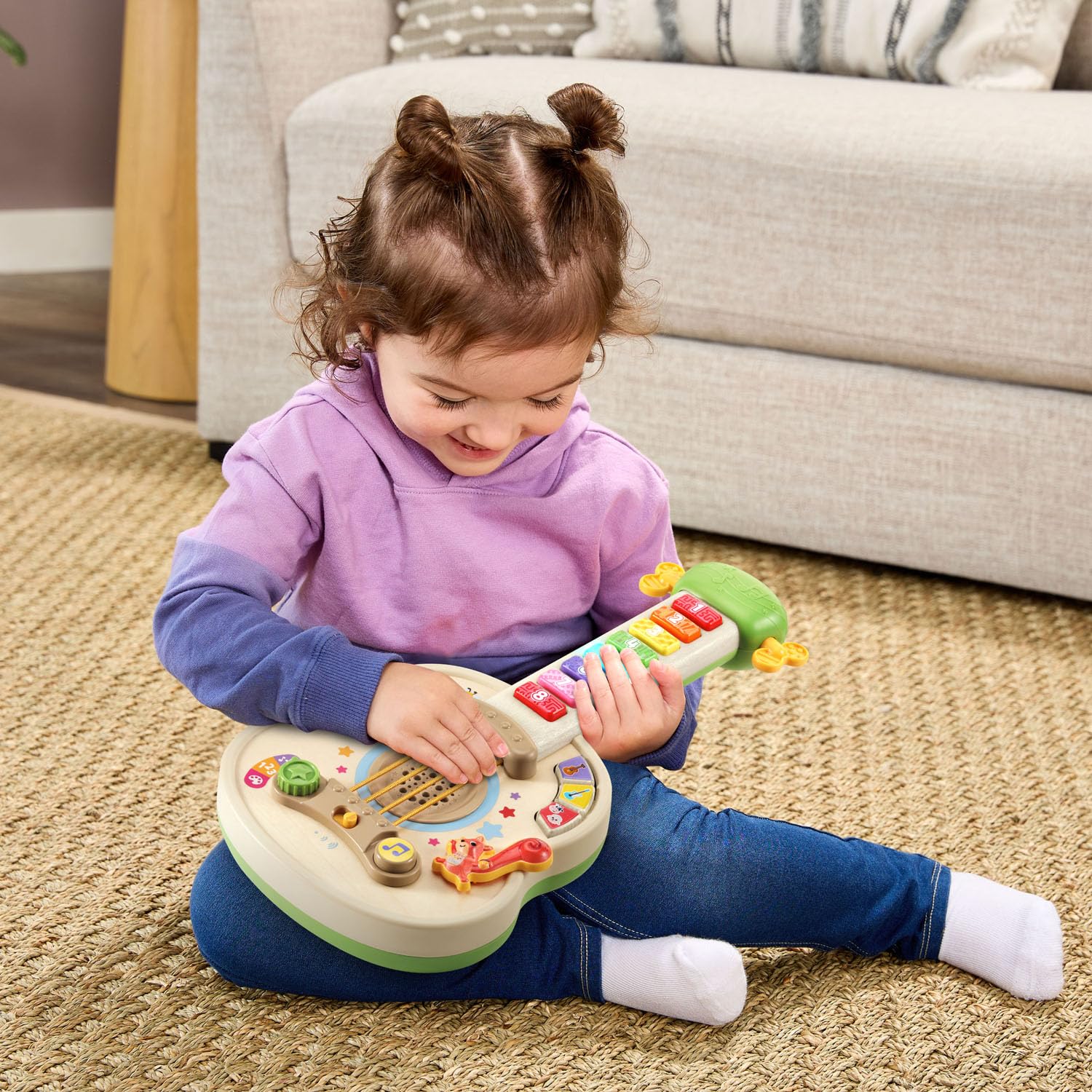 LeapFrog Strum and Count guitar plays barnyard sounds for interactive learning
