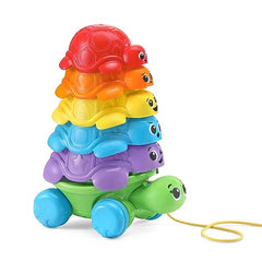 LeapFrog toddler-friendly stack-and-nest action promotes imaginative play.