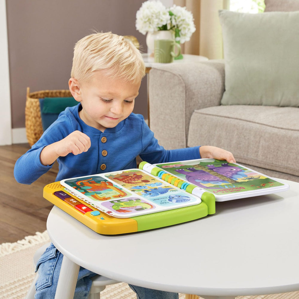 LeapFrog Touch and Learn Dinosaur Book Find-It mode for picture-matching practice