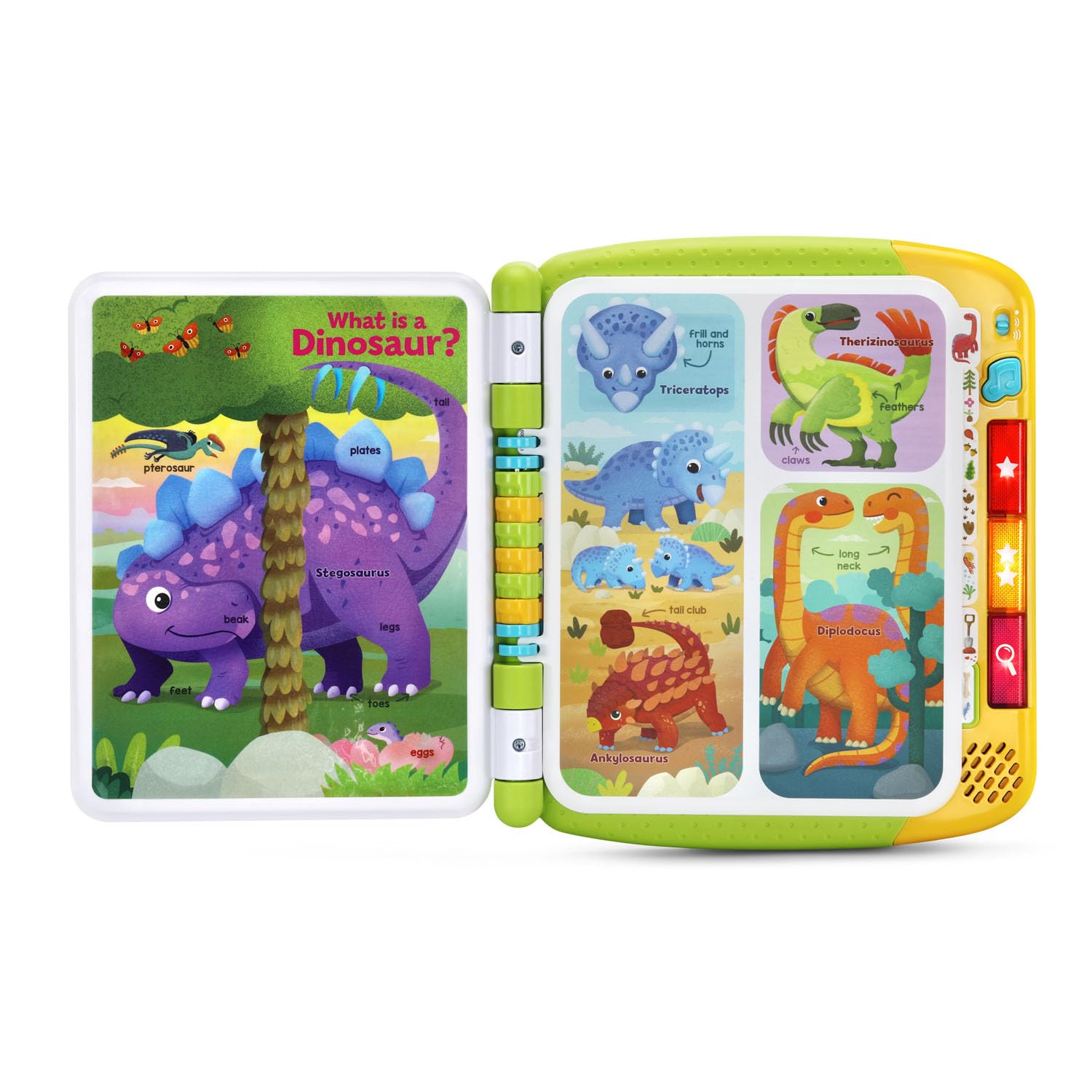LeapFrog Touch and Learn Dinosaur Book pronunciation demo helps kids say dinosaur names