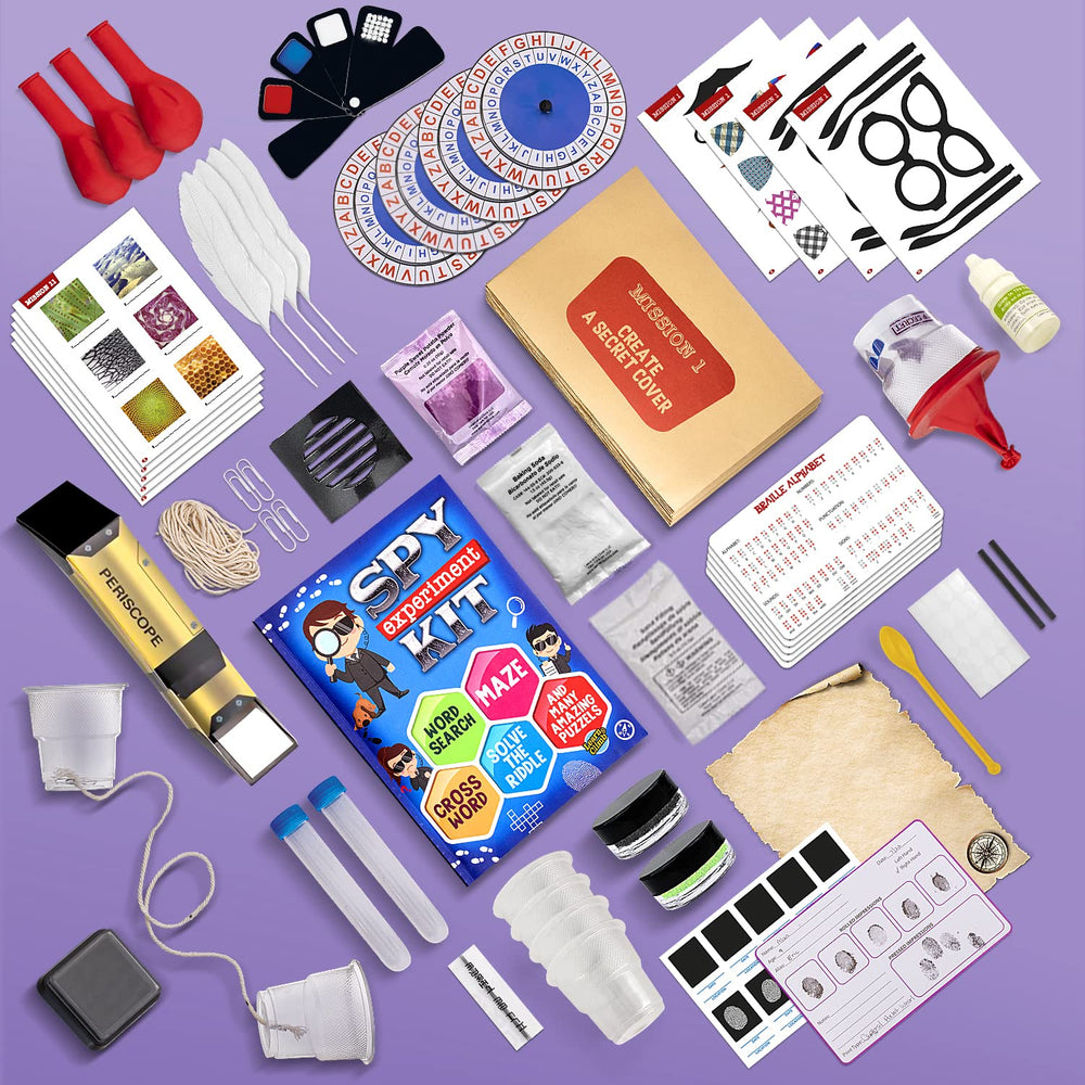 Learn & Climb Kids Spy Kit: 38-page activity book with puzzles and word games