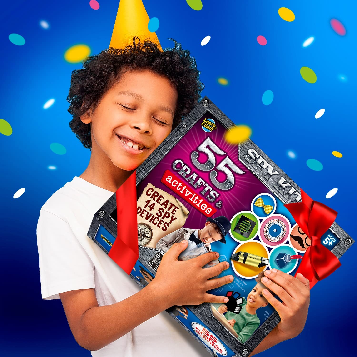 Learn & Climb Kids Spy Kit: complete gift packaging ready for birthdays