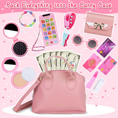 Learn2M Play Purse open-zip detail, easy access for little hands