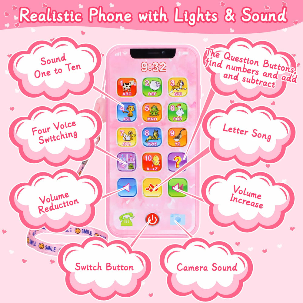 Learn2M Play Purse with phone and keys enhances role-play and conversation