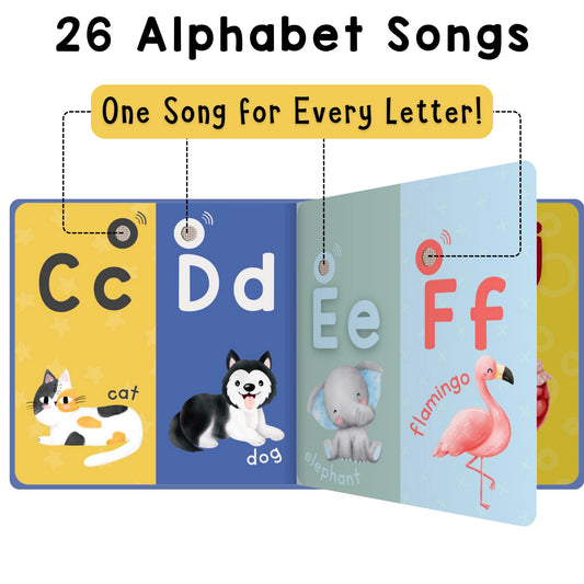 Learning Bugs 26 alphabet songs buttons aid early literacy through sing-alongs.
