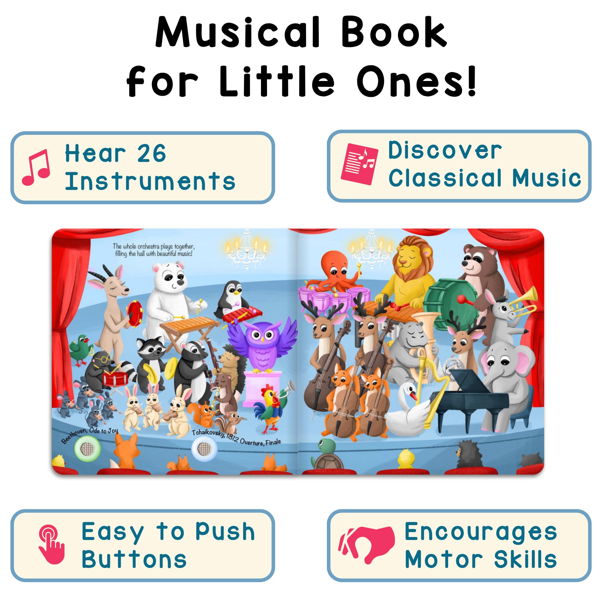 LEARNING BUGS classical pieces image features familiar tunes to spark curiosity.