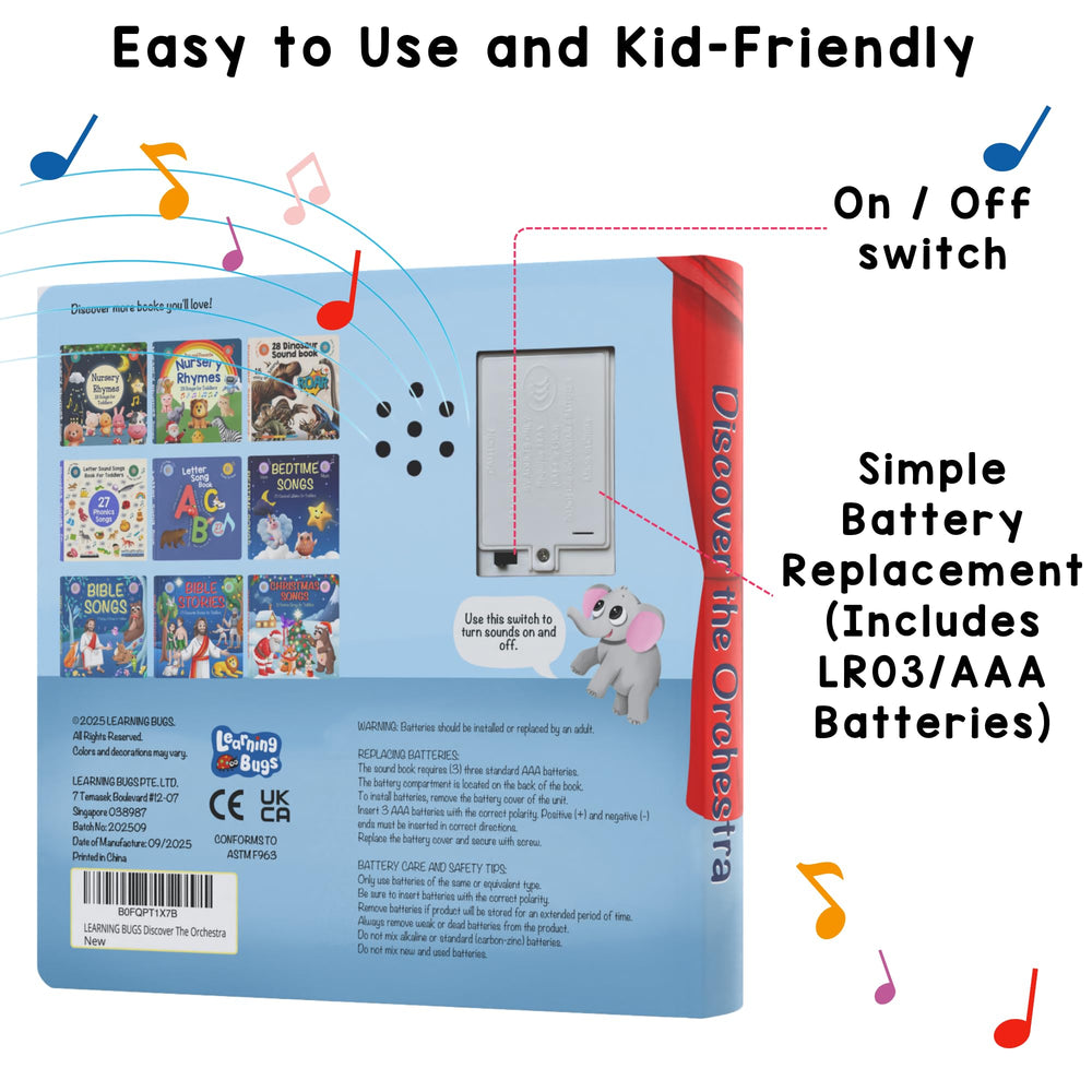 LEARNING BUGS durable pages image invites safe exploration for toddlers.