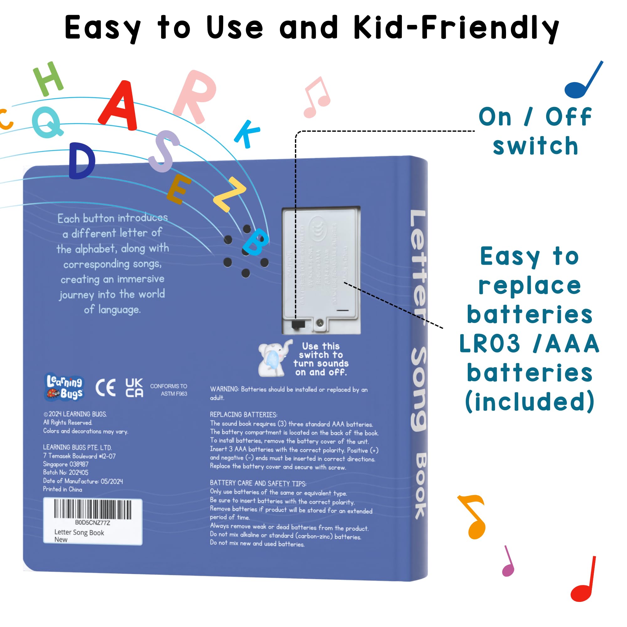 Learning Bugs gift-ready set for toddlers ages 1 to 3.