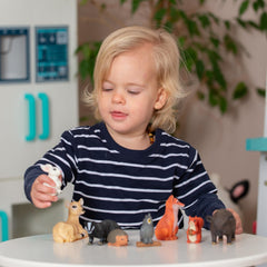 Learning Minds fox figure supports storytelling and creative exploration.