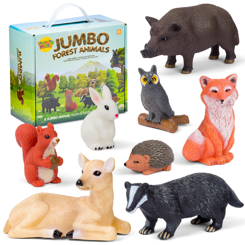 Learning Minds red squirrel figure for imaginative woodland play and fine motor practice.