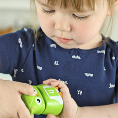 Learning Resources Rainbow Owls warm-cool color sort aids early sorting skills.