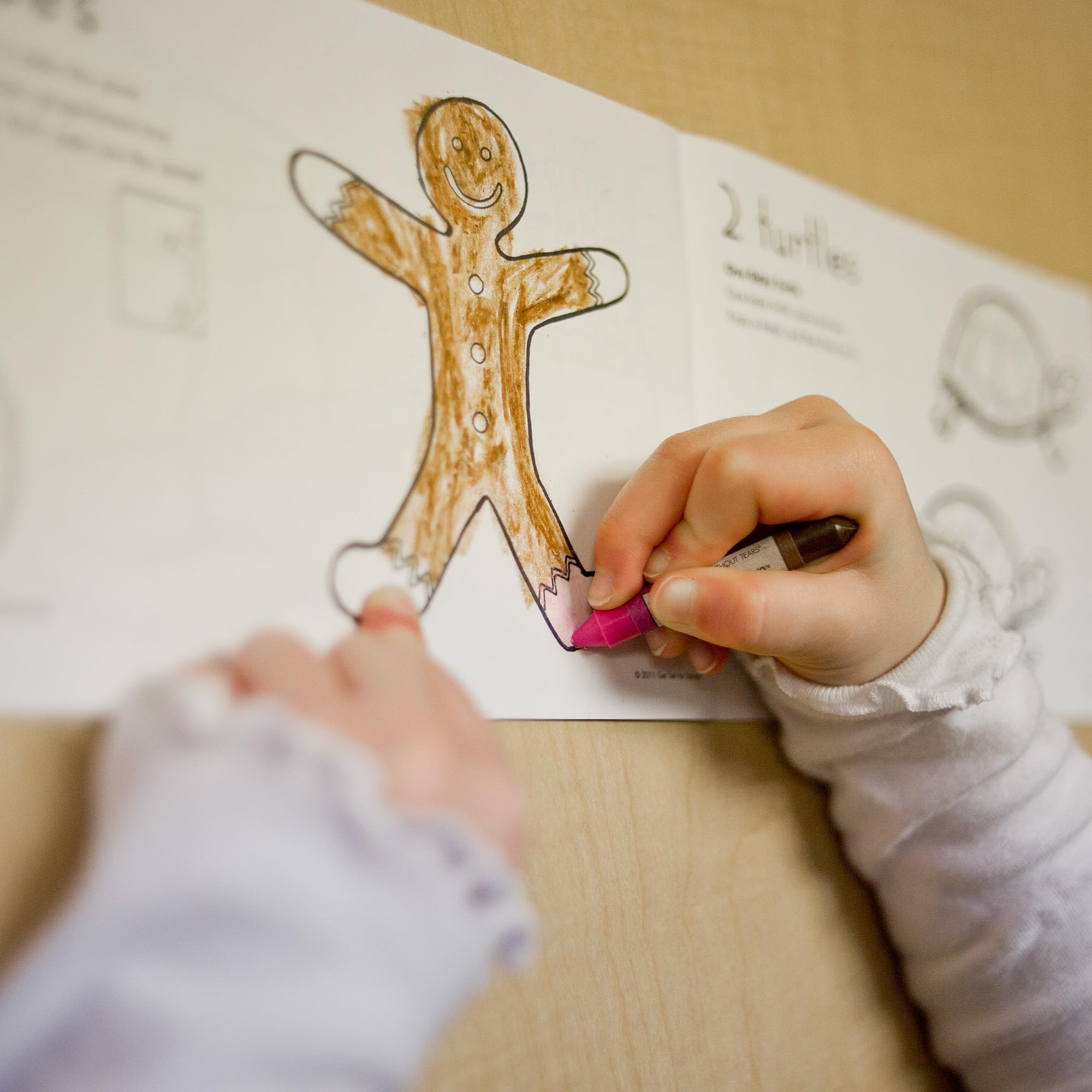 Learning Without Tears Flip Crayons ergonomic grip aids comfortable handwriting practice for tiny hands.