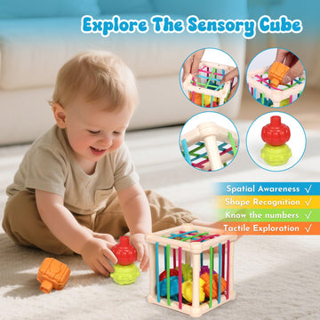 LearnToy cups support stacking and counting through color and size cues